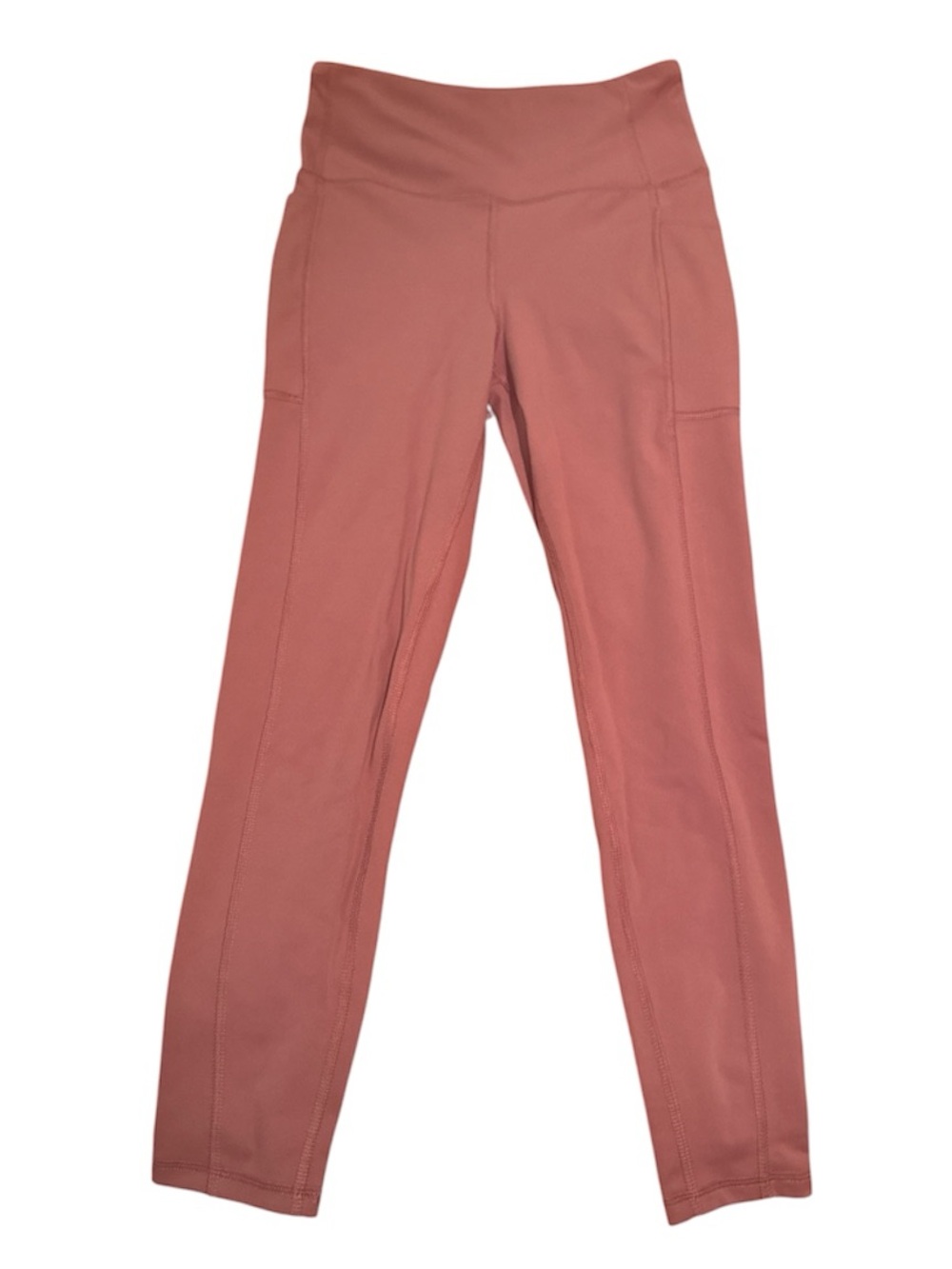 Laundry By Shelli Segal Rose-Mauve High-Waist Leggings with Side Panels